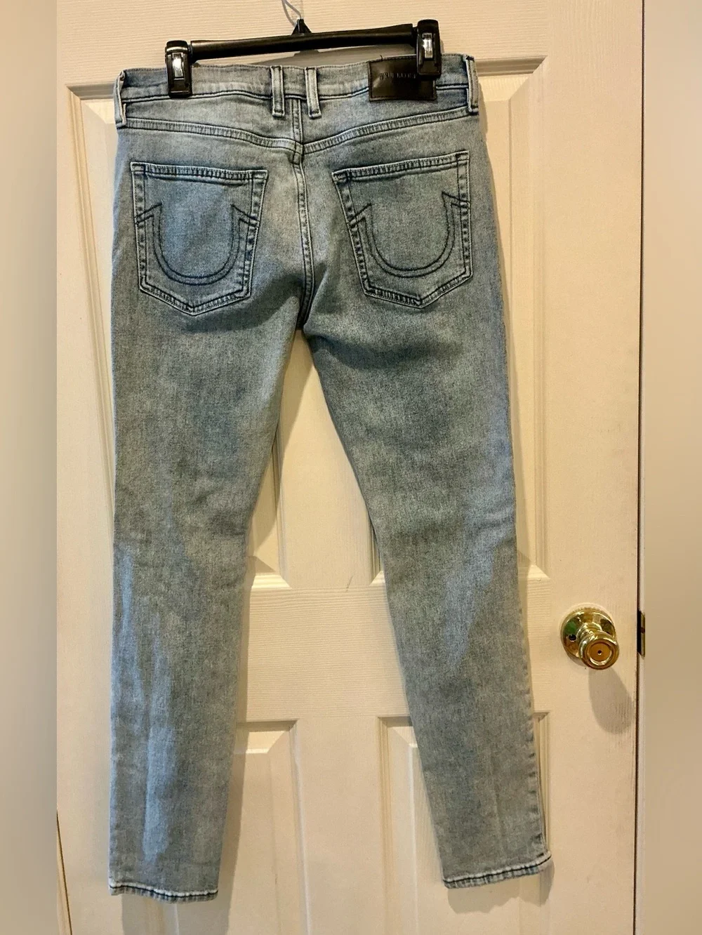 True Religion Mens Streetwear Festival Ultra Skinny Fit Jean Med Wash Size 30